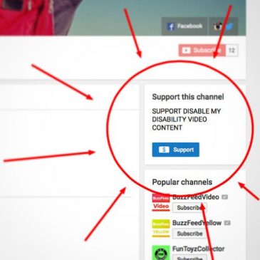 Support Disable My Disability on YouTube!