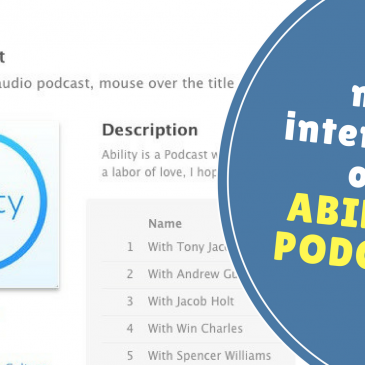My Interview On “Ability” Podcast
